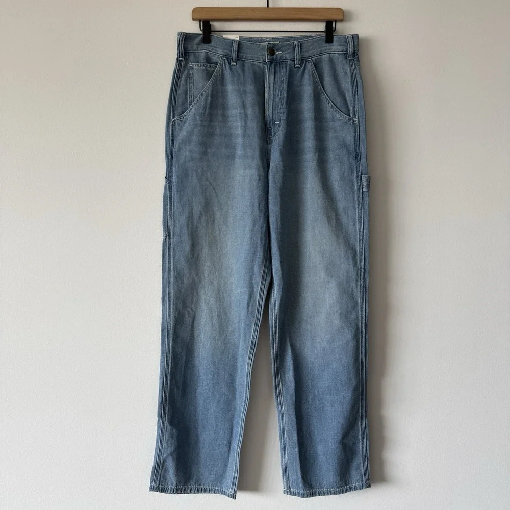Wallace & Barnes cotton Linen carpenter jeans Pant Men's Size 31 Soft Fabric NWT